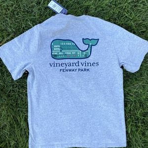 NWT Vineyard Vines Big Kid's MLB Red Sox Green Monster Short Sleeve T-Shirt